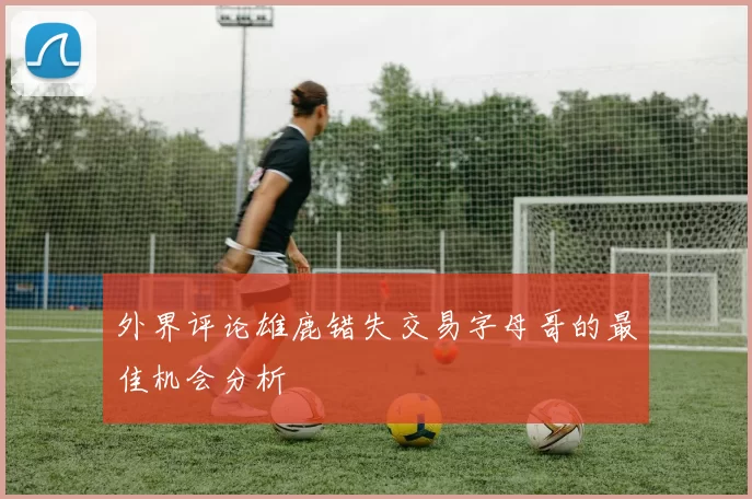 外界评论雄鹿错失交易字母哥的最佳机会分析